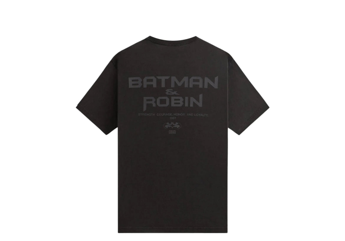 Kith x Batman And Robin Logo Vintage Tee