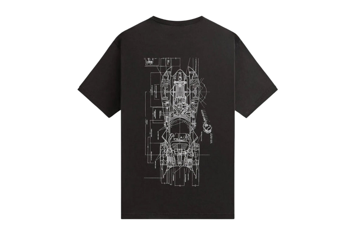 Kith x Batman Schematics Vintage Tee Black