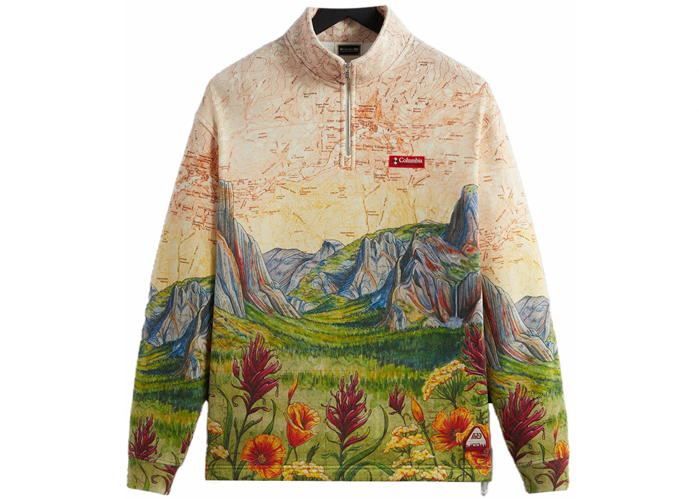 Kith x Columbia Yosemite Quarter Zip Waffle