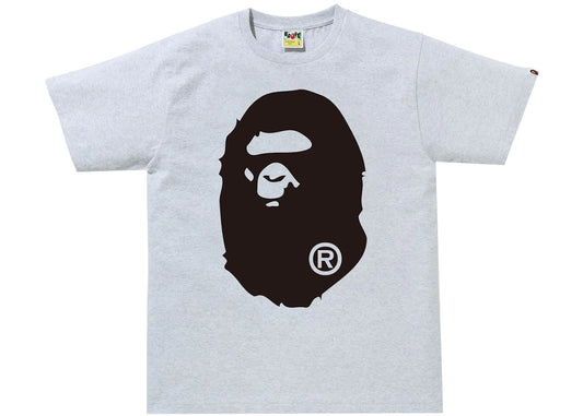 BAPE Bicolor Big Ape Head Tee (FW21/SS22) Gray