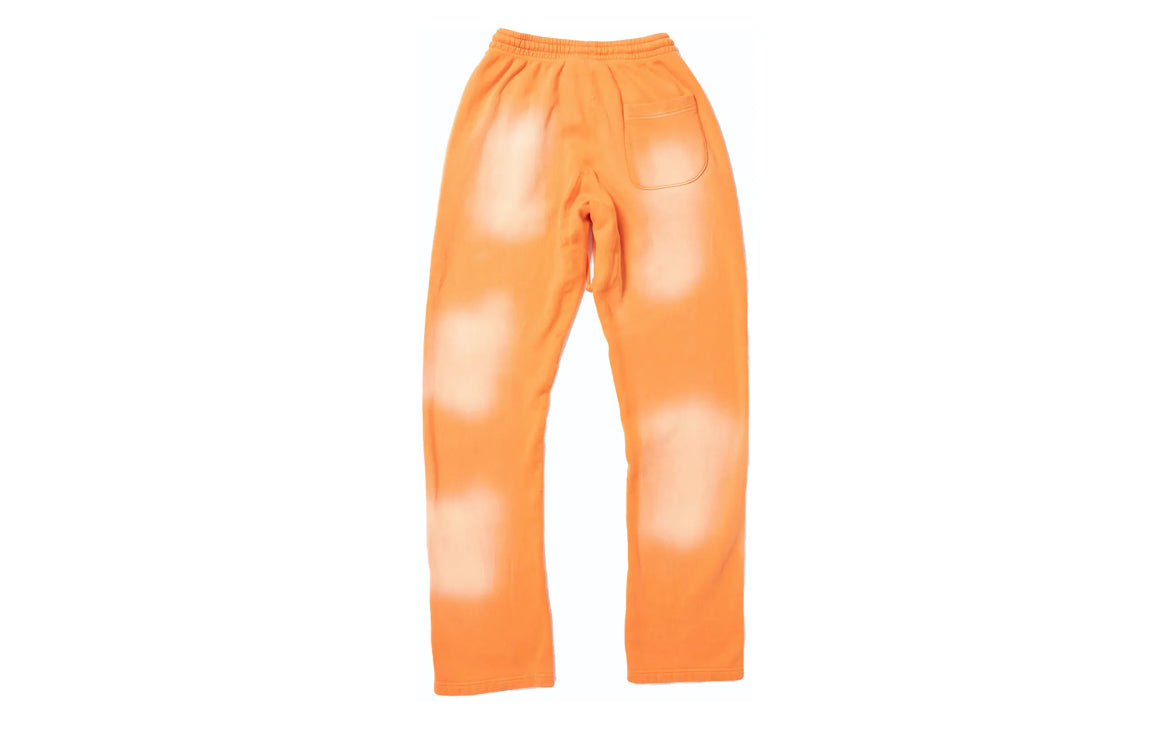 HellStar Fire Orange Flare Bottom Sweatpants